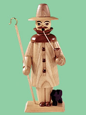 Räuchermann Schäfer mit Hund