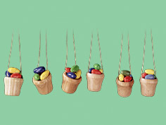 Osterk&ouml;rbchen bunt